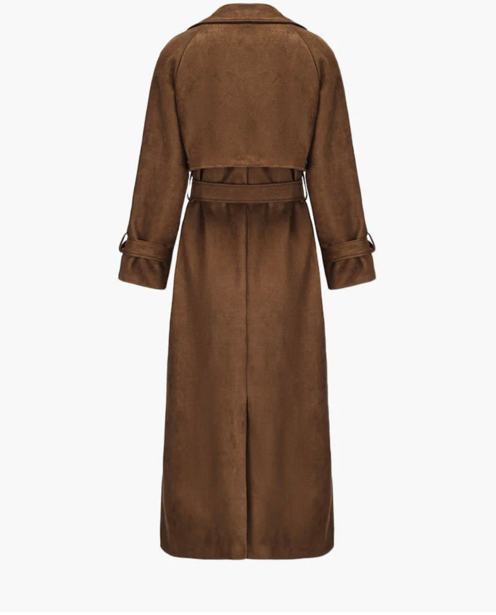 Molly Faux Suede Trenchcoat