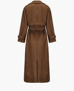 Molly Faux Suede Trenchcoat