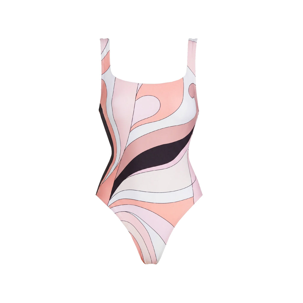 Gedruckter Halter Bikini Damen