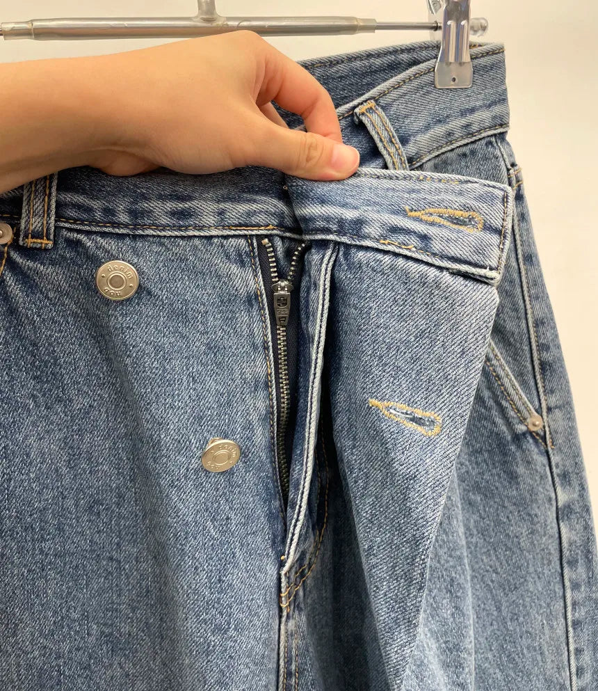 Weite Blaue Damen jeans