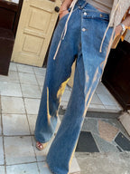 Weite Blaue Damen jeans