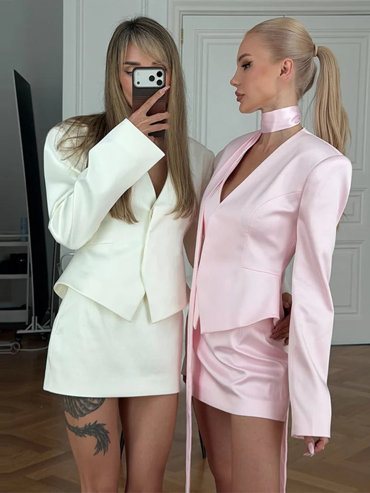 Chic Jacken Miniröckchen Set