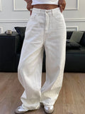 Falten Weite Damen jeans