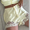 Patchwork Spitzen Damen Set